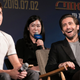 Tom Holland and Jake Gyllenhaal at a fan event in Seoul, South Korea.
